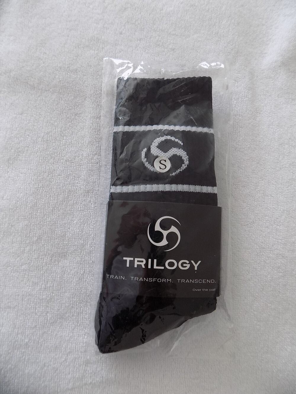 Trilogy socks black unisex Size Small NEW and SEALED